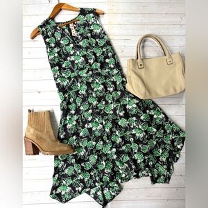 Marni silk midi dress